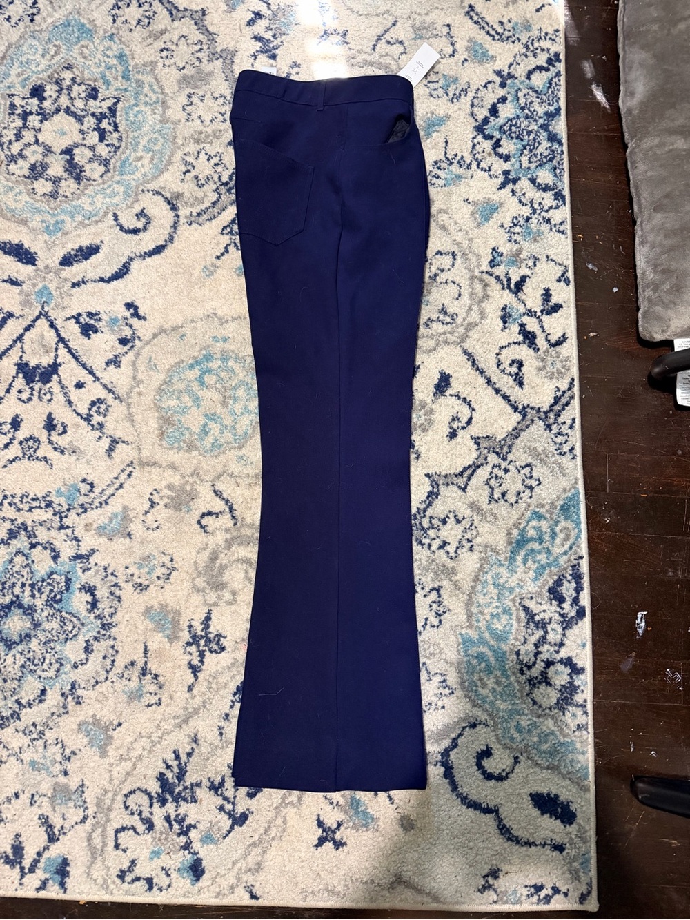 Zara Navy Women's Tailored Flare Pants
